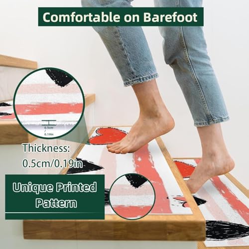 Tapis d'escalier antidérapants pour une maison sûre et chaleureuse - 3