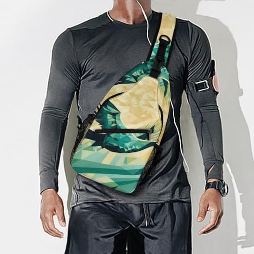 Morrales Silhouette Pintura Bolsa de Pecho Deportiva miniatura 7
