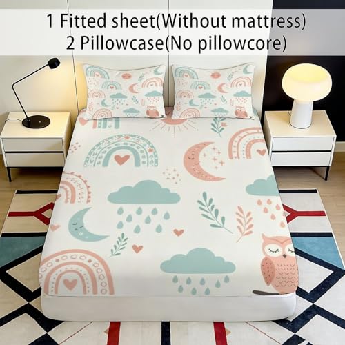 Drap housse 3D nuage pour créer un cocon doux dans la chambre - 3