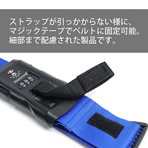 Amazon.co.jp: スーツケースベルト TSA ロック 3桁ダイヤル 重量計付