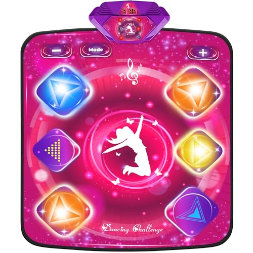 Dance mat for kids with wireless Bluetooth & LED lights
