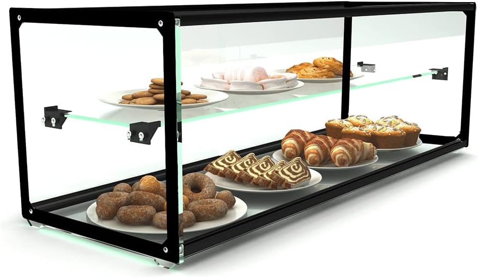 Sayl Glass Non Refrigerated Rectangular Display Cabinet EP36