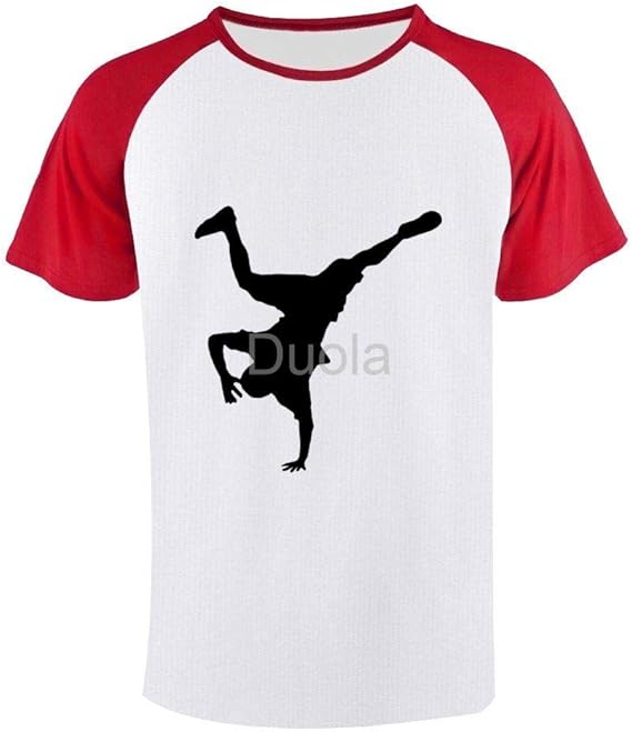 Amazon Co Jp ブレイクダンス Dance メンズ快適な ファッションプリントラグランtシャツ100 コットンサマーカジュアル半袖 ファッション