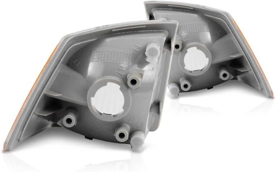 For 2007 08 09 2010 Jeep Compass Pair Driver and Passenger Side Turn Signal/Side Marker Light DOT Certified Lens and Housing Only CH2520144 CH2521144 - Replaces 68000683AA 68000682AA