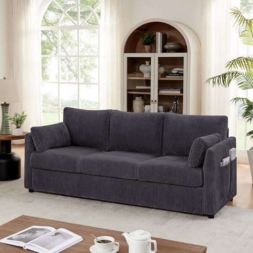 Mofolit 79" Couch for Living Room,Mid Century Modern Couches with