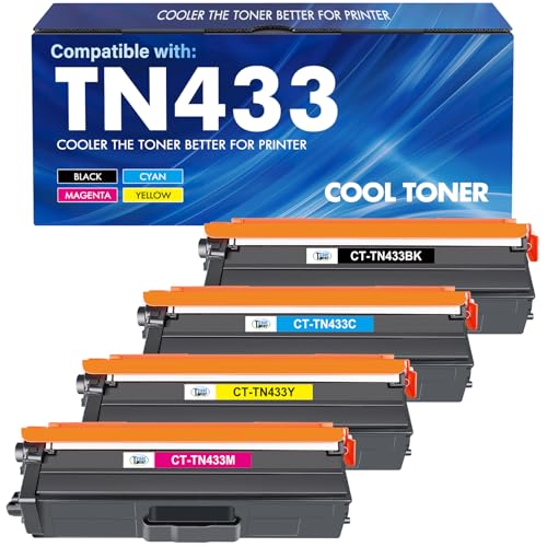 TN433 Toner Cartridge Set TN-433 MFC-l8900Cdw HL-L8360Cdw