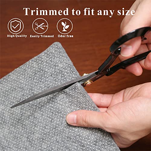 Non-Slip Area Rug Pad 2.5'X13', 1/3" Thick Dual Surface-Felt+Rubber. Premium Carpet Mat - Safe For All Floors And Finishes, Adds Comfort And Protection, Extra Strong Grip - Many Custom Sizes. #TOP4