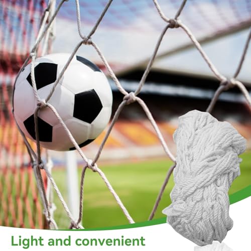 Soccer Net, Replacement Football Net Sports Soccer Goal Post Net Replacement for Sports Match Training (6X4FT)