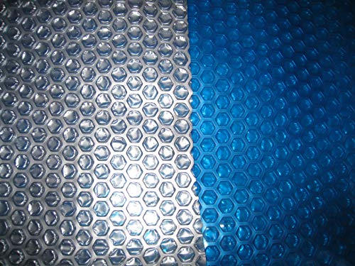 FitMAX iPool Solar Blanket, Blue/Silver, 7' x 11'