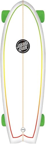 Miniatura 2 de Santa Cruz Skate Land Shark Rasta Sk8 - Patines completos de 8.8 x 27.7 pulgadas
