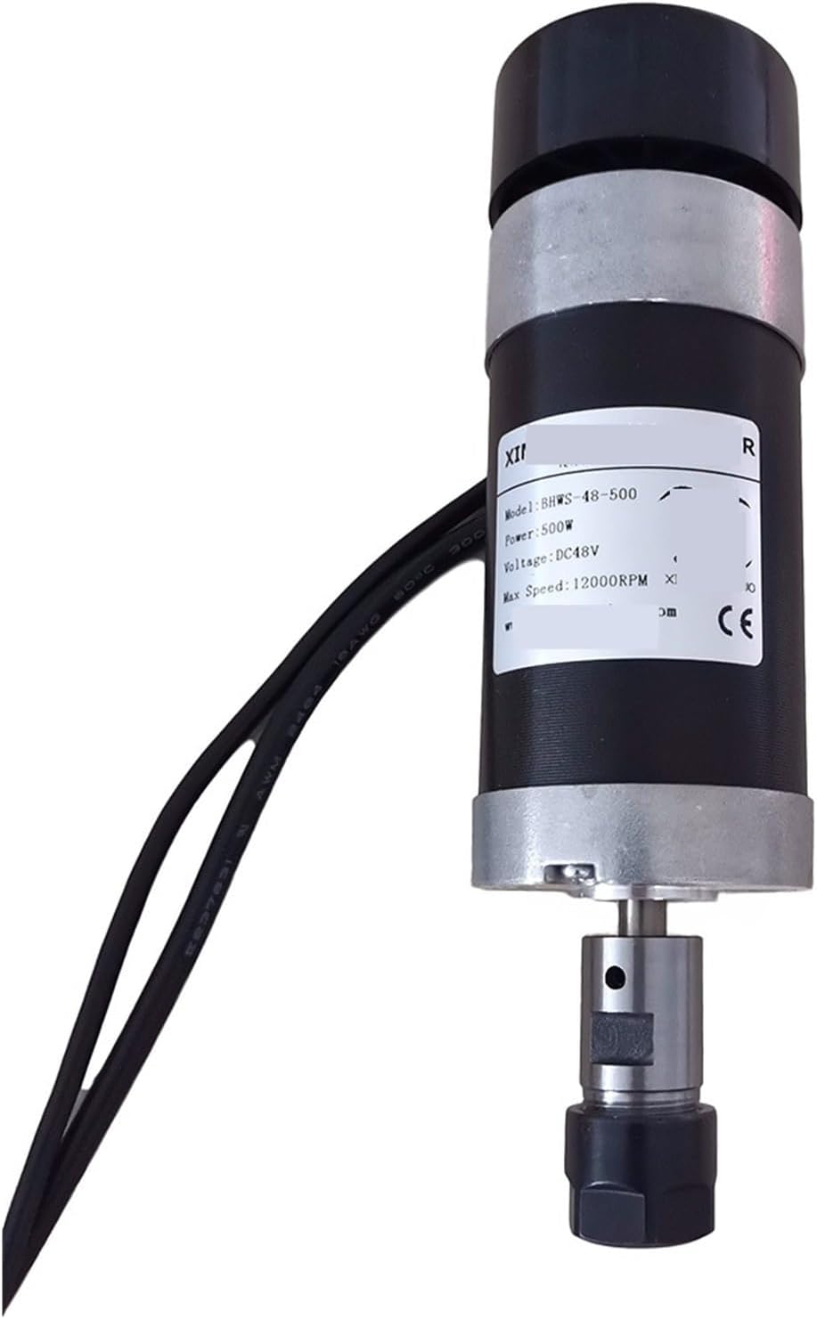 48v 500W ER16 brushless Spindle 57MM with Screw clamp(ER16)