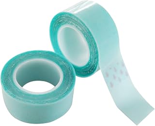 AvoDovA 2 Rolls 6 Meters Wig Tape, 20mm Hypoallergenic Double Sided Wig Tape, Double Sided Wig Tape Roll, Body Tape, Toupee Tape Body Adhesive Tape for Hair Extensions
