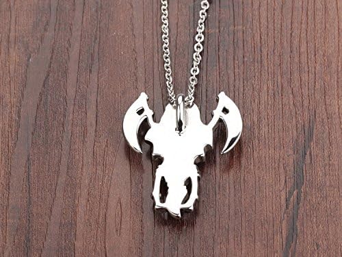 AZYOUNG Mens 316L Stainless Steel Retro Silver Grim Reaper Skull Head Pendant O-chain Necklace - Image 6