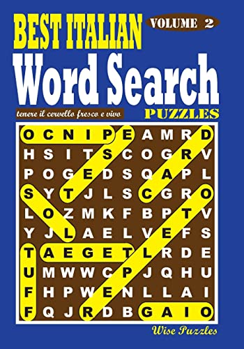 BEST ITALIAN Word Search Puzzles. Vol. 2 (Italian Edition)