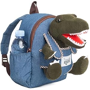 Naturally KIDS Backpack – Toddler Backpack for Girls Boys w Stuffed Animal – Gifts for 3 4 5 6 7 Year Old Boys Toys