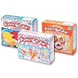 Popin' Cooking Kracie Gummy Kit - 3 Pack Variety Pack Gummy Land, Sushi, and Donut, Assortment Set for Kids Fun Make Japanese Candy