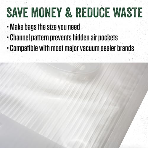 Image of LEM MaxVac Vacuum Bag Roll - 2 11 inch x 16' Rolls (Pack of 6)