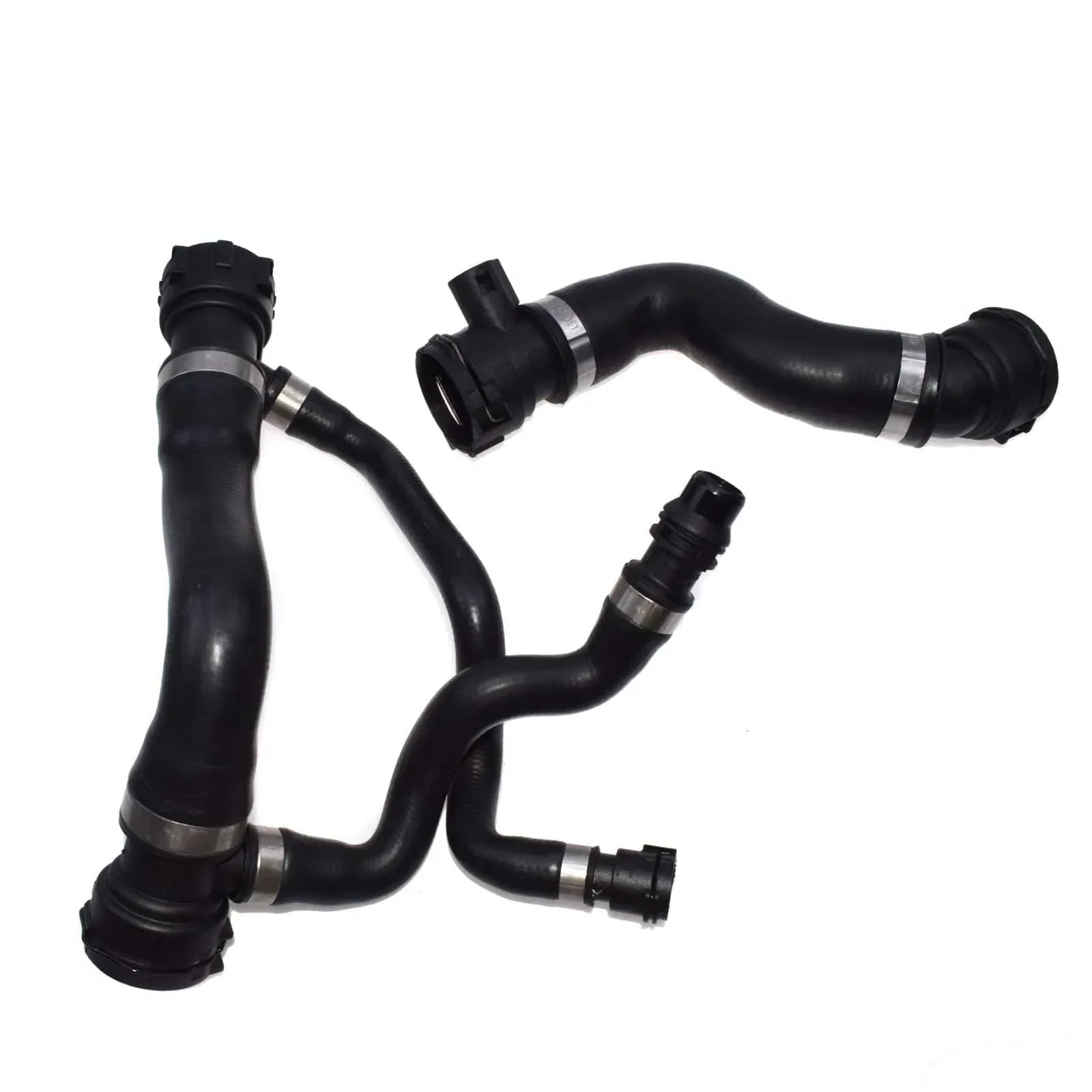 Liufaoz 2 Pcs Lower&Upper Radiator Hose 17127521778,-46064,13621433077 For Bmw