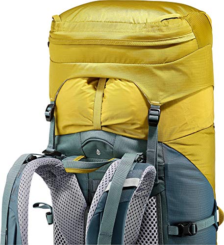 Deuter Unisex – Adult's Aircontact Lite 50+10 Trekking Backpack, Turmeric-Teal, 60 L #TOP7