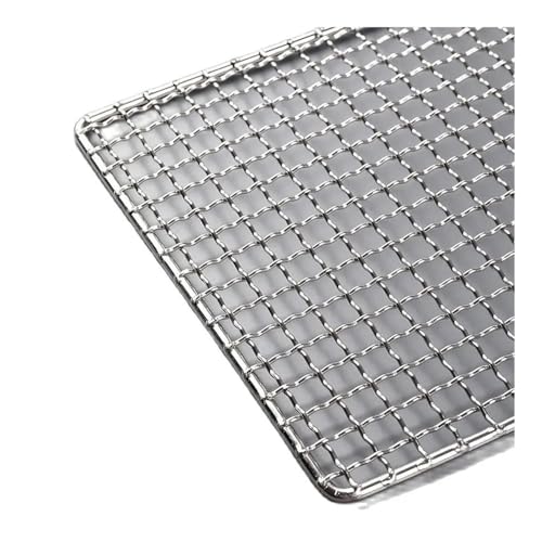 WUJIHE 1 parrilla cuadrada rectangular de acero inoxidable S304 para barbacoa para secar alimentos y frutas (60 x 60 cm)