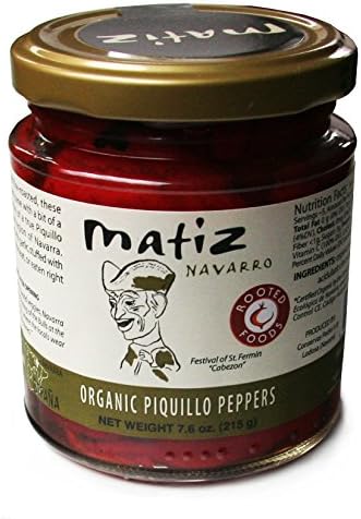 Matiz Navarro Organic Piquillo Peppers, 7.6 Ounce