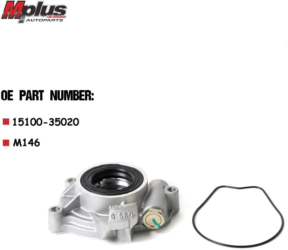 MPLUS Engine Oil Pump Kit Replace 1985-1995 for Toyota 4Runner Pickup / 1985 for Toyota Celica 2.4L 2366CC l4 GAS SOHC 22R 22RE 22REC