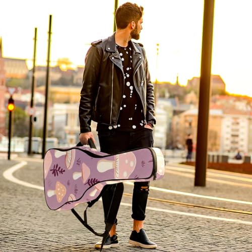 Sac guitare acoustique champignon violet multicolore pour sublimer vos notes - 6