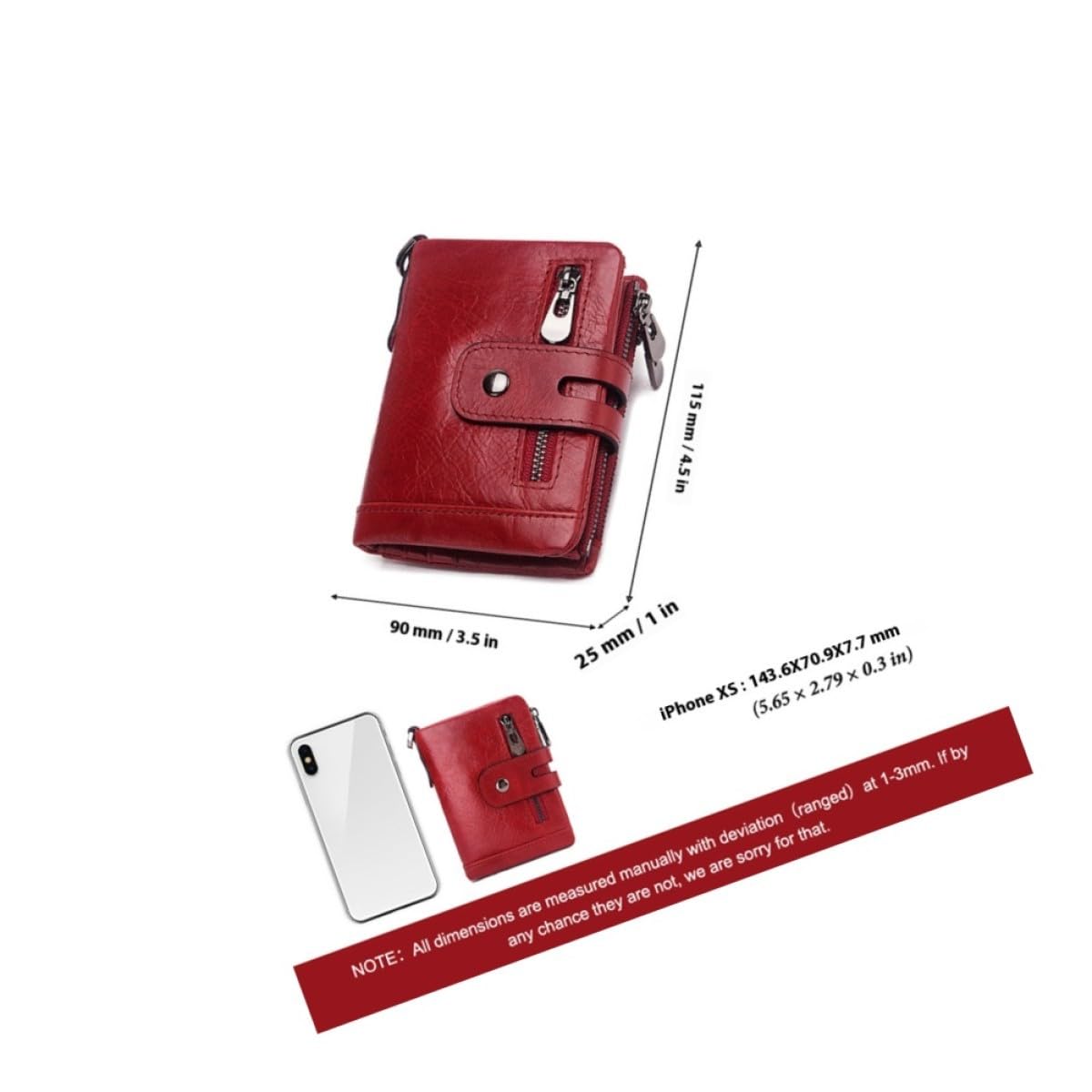GALPADA Monedero Multitarjeta para Hombre Triple Pliegue Antirrobo Espacio para Varias Tarjetas para Uso Diario y Viajes