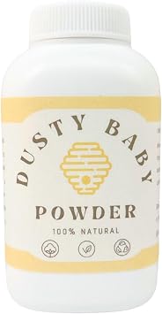 All Natural Organic Baby Powder - Expertly Crafted with Arrowroot, Tapioca and 20% Cornstarch Powder for Gentle Absorption - Aloe, Zinc-Oxide Powder, Tea Tree & Shea Oil for Soothing Irritated Skin.
