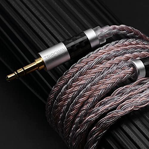 Image of Linsoul Tripowin Jelly Upgraded 16 Core 21 Wires Per Core Silver-Plated OCC+Alloy Copper Graphene+OCC Mixed Braided Cable for Audiophile Musician (2pin 0.78-3.5mm)