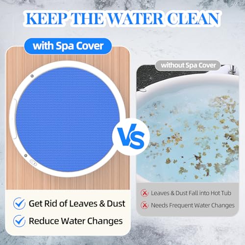 Cobertor burbuja para jacuzzi 8 ft redondo miniatura 3