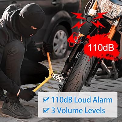USUPERINK Bike Alarms for Ebikes, 2Pcs Wireless Bike Alarm with Remote, Anti-Theft Bicycle Motorcycle Alarm Wireless Security Vibration Motion Sensor Alarms, IP65 Waterproof Super Loud 113dB