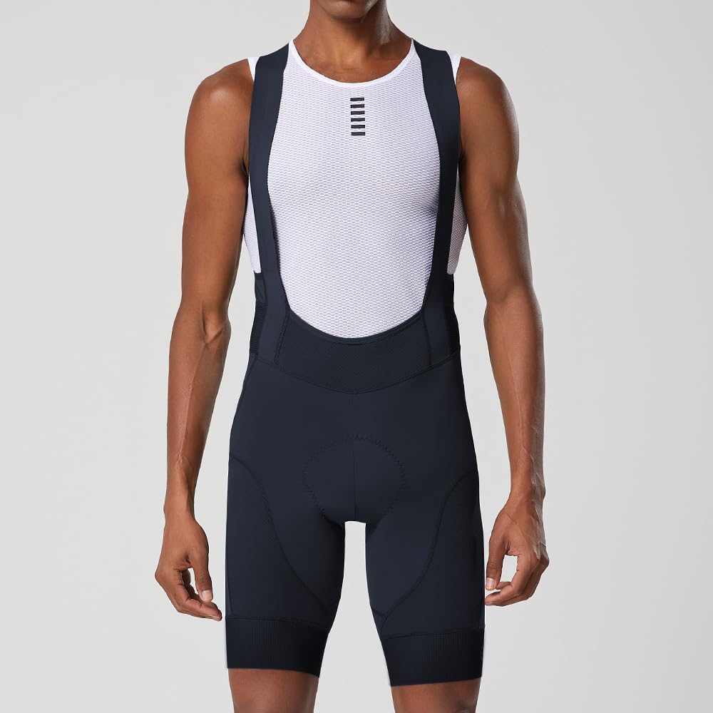 YKYWBIKE Men Cycling Bib Shorts - Elastic Interface Padded Cycling Bib Shorts Breathable MTB Road Bike Summer Shorts - Image 2