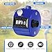 TOODOO 6 Pack Hand Tally Counter 4 Digit Mechanical Palm Clicker Plastic Hand Held Counter Clicker with Metal Finger Ring for School Golf Sports Events Office Stadium(Blue)