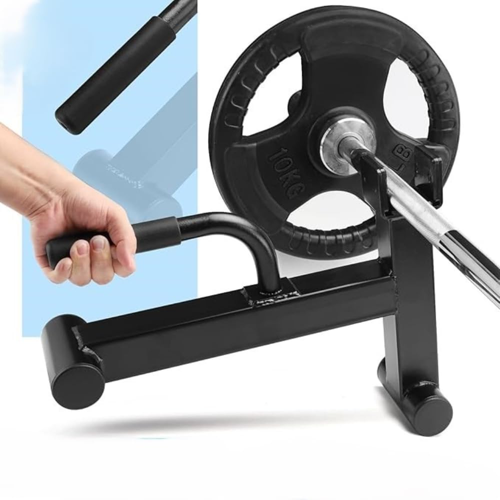 generic KS Creations Deadlift Jack Barbell Stand, Easily Load and Unload Barbell Plates for Deadlift Exercise and Weight Training exercises, for Home Gym-picture-19