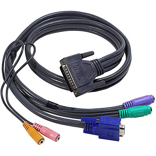 Cable KVM Aten 2L1701S con conexiones PS2 y VGA para evitar interferencias de vídeo