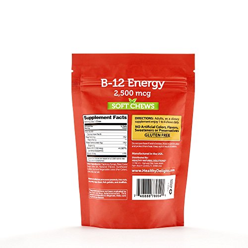 Healthy Delights Naturals B12 2500 Mcg Soft Chews