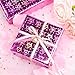 MAYPLUSS Pink Heart Wrapping Paper, Mini Roll, Holographic Iridescent Metallic Hearts Foil Wrapping Paper for Valentine's Day Wrapping Paper, Anniversary, Wedding, Birthday, Romantic Occasions (17 Inch X 33 Feet)