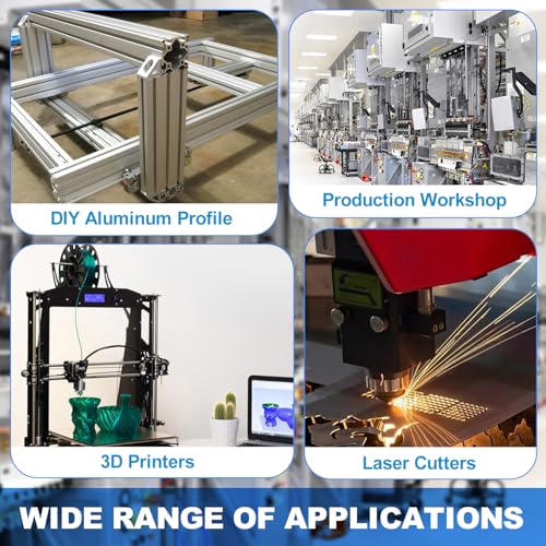 20 Stück T-Nut Innenwinkel, 3030 M6 Aluprofil Verbinder Nut 6 T Slot 90° Inneneckverbinder mit 40 Schrauben, Aluprofile Winkel Eckverbinder, Verbinder Eckwinkel für Aluminiumprofil 30 Serie