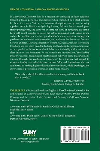 Sisterlocking Discoarse: Race, Gender, And The Twenty-First-Century Academy (Suny Feminist Criticism And Theory) #TOP22