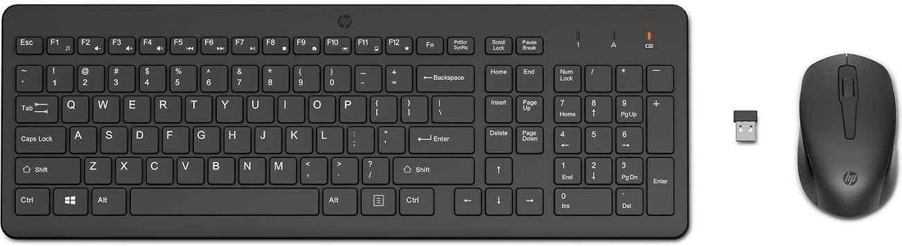 Hp 330 Kablosuz Türkçe Klavye Mouse Seti Siyah 2V9E6AA