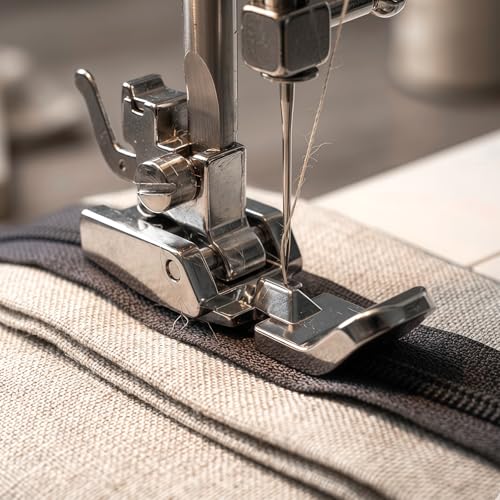 Pie para coser cremallera compatible con varias máquinas miniatura 5