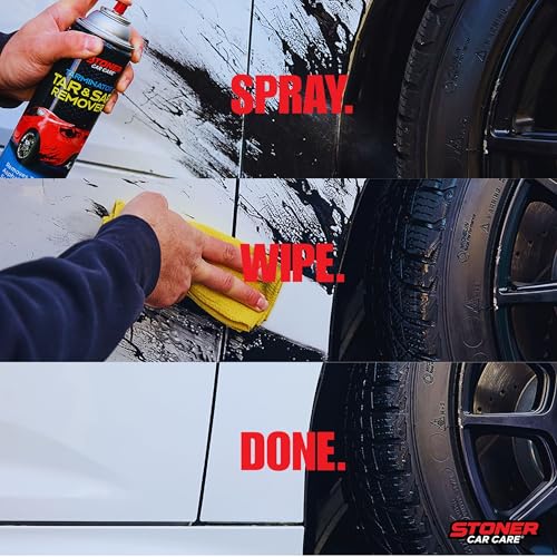 Stoner Car Care 91154 Tarminator Tar, Sap, and Asphalt Remover – Fast Acting Tar and Sap Remover for Cars – Clear Coat Safe Auto Cleaner for Paint, Chrome and Wheels – 10 oz by Stoner Car Care - Image 6