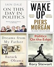 Politics On the Edge, On This Day in Politics [Hardcover], Dreams From My Father [Hardcover], Wake Up 4 Books Collection Set