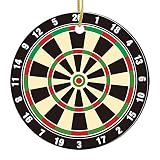 9 shbixmashdho Christmas Ornaments|Dart Board on The Sports Field Ceramic Ornament|Holiday Xmas Tree