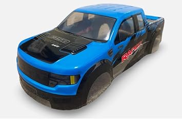 1/10 Scale RC Painted Drift Racing Touring On-Road Car Body Shell for Pick Up Truck F150 Style Blue