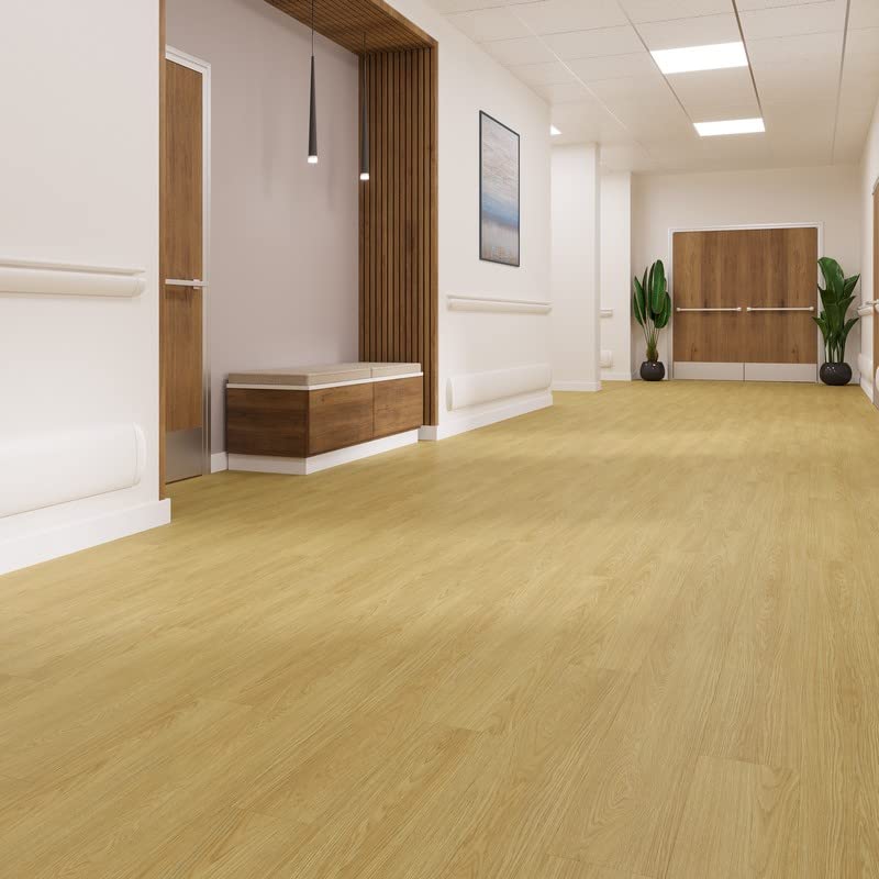 Miniatura 32 de Lucida Surfaces Azulejos de vinilo de lujo Piso adhesivo para instalación de bricolaje 10 tablones de aspecto de madera GlueCore Pro Chino