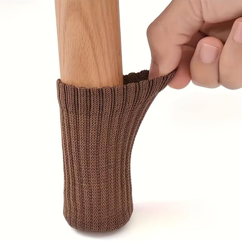16pcs, a Perfect Set of Anti-Noise Table and Chair Leg Socks, High-Elastic Floor Protectors, Non-Slip Chair Leg Socks, Furniture Leg Covers, Suitable for Diameters from, Woven Furniture Pads!