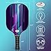 Pickleball Paddles Set of 2 - Fiberglass Pickleball Paddles for Beginners, USAPA Approved Pickle Ball Rackets 2 Pack with 4 Pickleball Balls, 1 Pickleball Net Bag, Paddles Ball Set Outdoor Indoor