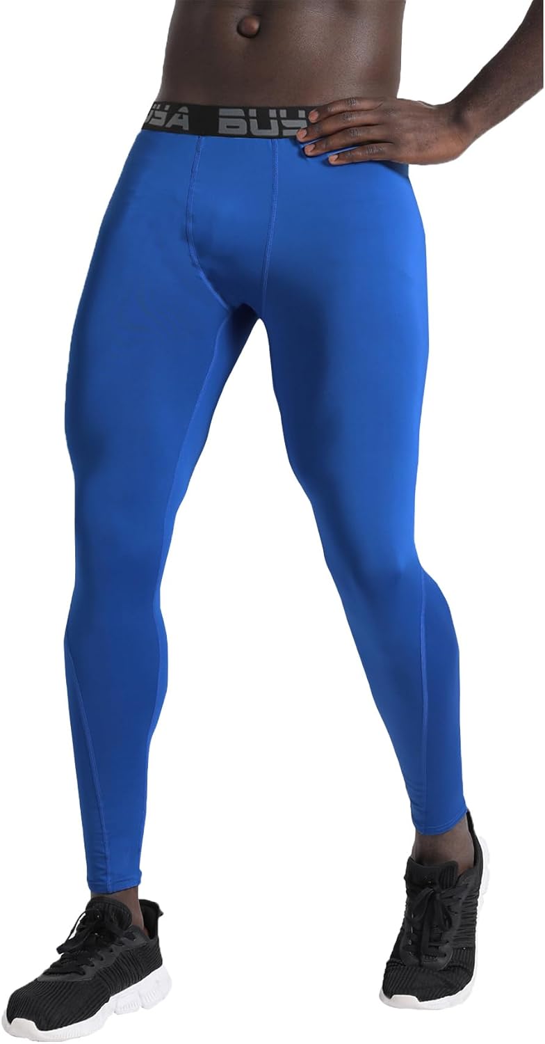 BUYJYA 3 or 5 Pack Men's Compression Pants Running Tights Workout Leggings Athletic Cool Dry Yoga Gym Clothes Gift - Image 4